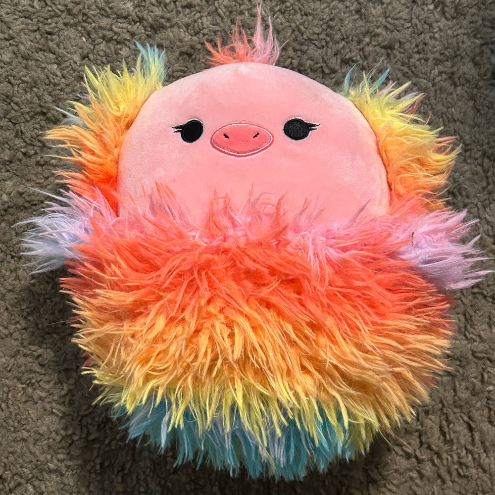 Elda Rainbow Ostrich squishmallow